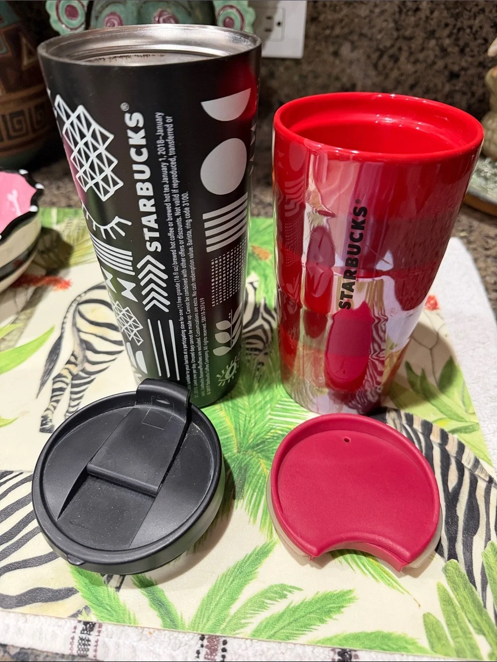 Starbucks Travel Cups 15oz and 12 oz